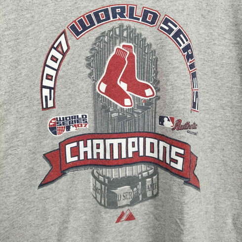 2007 WORLD SERIES CHAMPIONS クルーネックL/S TEE メンズ