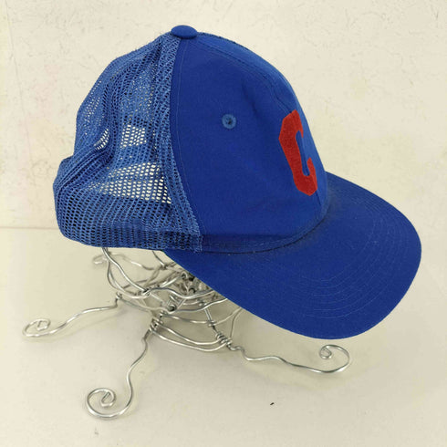メッシュ切替 フロッキープリント 6パネルキャップ メンズ