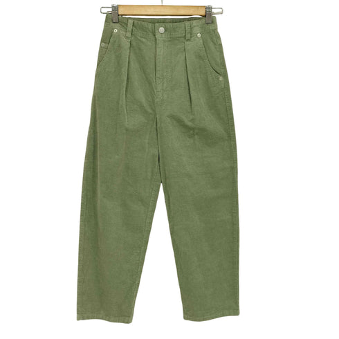 エストラータ STRATA コーデュロイカーブタックパンツ レディース JPN:XS