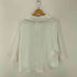 ザラ ZARA クレープ素材 ターンアップスリーブシャツ レディース import:M