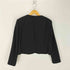 ザラ ZARA SHORT BEADED BLAZER チェーン ノーカラージャケット レディース import:L