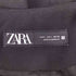 ザラ ZARA SHORT BEADED BLAZER チェーン ノーカラージャケット レディース import:L