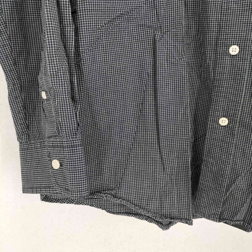 チャップスラルフローレン CHAPS RALPH LAUREN ロゴ刺繍チェック柄オックスフォードシャツ メンズ JPN:L
