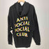 アンチソーシャルソーシャルクラブ ANTI SOCIAL SOCIAL CLUB ロゴプリント プルオーバーパーカー メンズ import:L