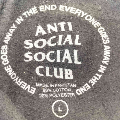 アンチソーシャルソーシャルクラブ ANTI SOCIAL SOCIAL CLUB ロゴプリント プルオーバーパーカー メンズ import:L