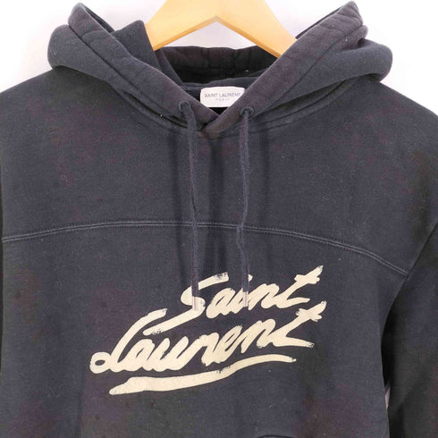 サンローランパリ SAINT LAURENT PARIS 50s SIGNATURE HOODIE シグネチャー フーディー プルオーバーパーカー メンズ import:L