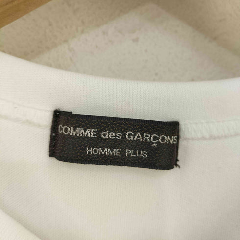 コムデギャルソンオムプリュス COMME des GARCONS HOMME PLUS サスペンダー 前あきデザイン フロント変形 クルーネックTシャツ メンズ