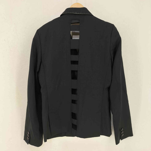 ブラックコムデギャルソン BLACK COMME des GARCONS 13SS 3B バック変形デザイン ウールテーラードジャケット メンズ JPN:S
