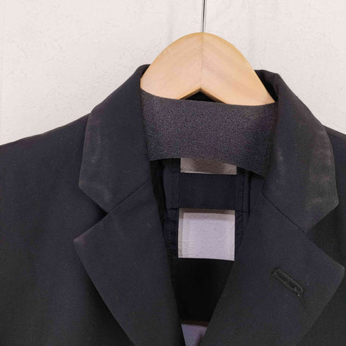 ブラックコムデギャルソン BLACK COMME des GARCONS 13SS 3B バック変形デザイン ウールテーラードジャケット メンズ JPN:S