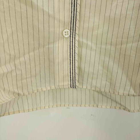 ザラ ZARA ステッチデザインストライプシャツ レディース import:M