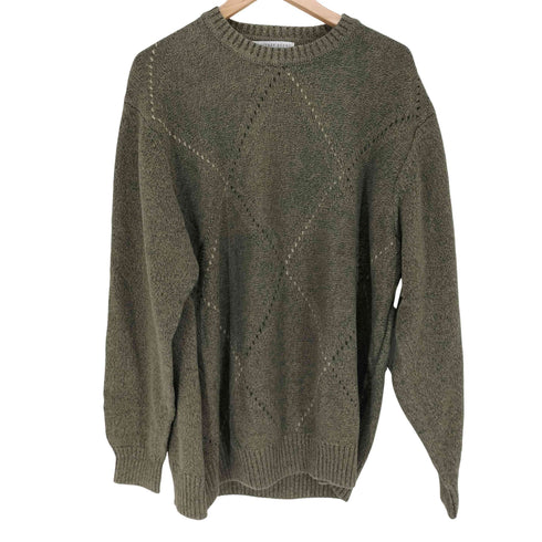 ジェフリービーン GEOFFREY BEENE フロントデザインクルーネックニット メンズ JPN:XL