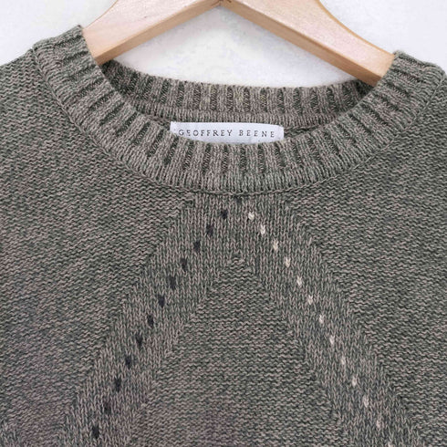 ジェフリービーン GEOFFREY BEENE フロントデザインクルーネックニット メンズ JPN:XL