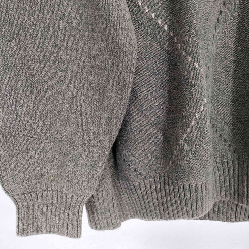ジェフリービーン GEOFFREY BEENE フロントデザインクルーネックニット メンズ JPN:XL