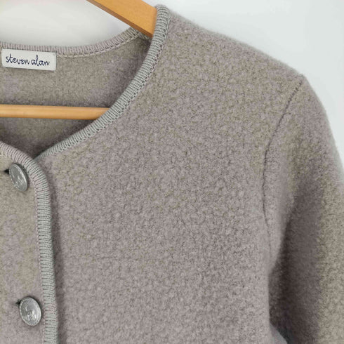 スティーブンアラン Steven Alan WOOL BOUCLE KNIT JACKET カーディガン レディース