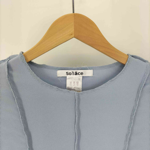 ソレイス SOLACE インサイドアウト デザイン ストレッチ トップス セカンドスキン レディース
