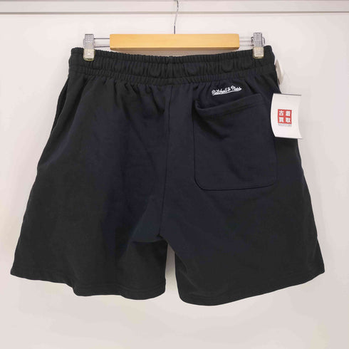 MITCHEHLL&NESS BIG LOGO SHORT チームロゴ刺繍 ショーツ メンズ JPN:L
