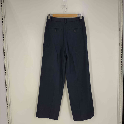 ユニクロイネスドラフレサンジュ UNIQLO INES DE LA FRESSANGE ツイードタックワイドパンツ レディース ウエスト:70cm