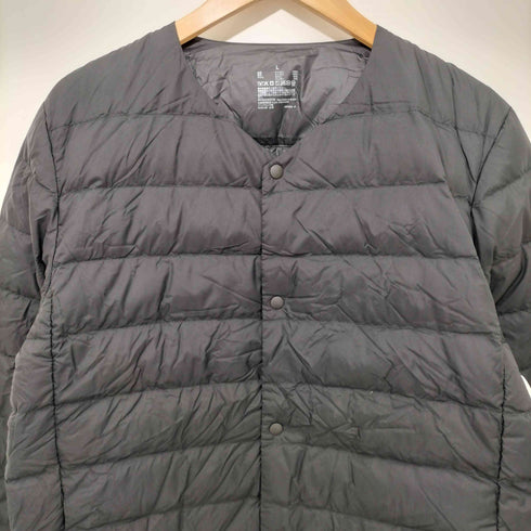 ムジルシリョウヒン 無印良品 2024AW 軽量ダウンノーカラージャケット(帯電防止裏地) メンズ JPN:L