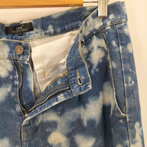 ブリーチ加工 デニムパンツ メンズ