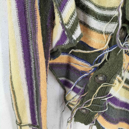 パーバーズ PERVERZE color stripe knit cardigan レディース FREE