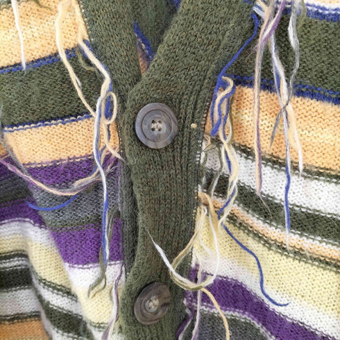パーバーズ PERVERZE color stripe knit cardigan レディース FREE