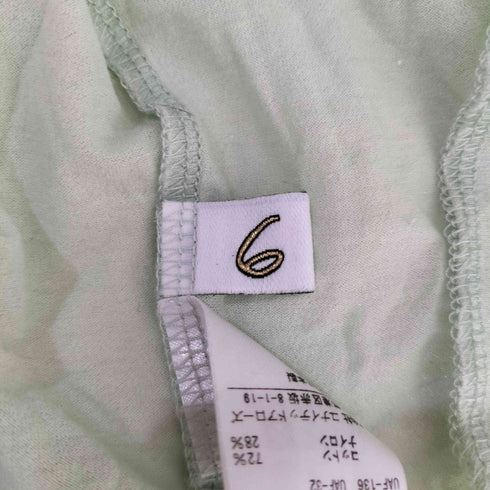 ロクビューティーアンドユースユナイテッドアローズ 6 BEAUTY & YOUTH UNITED ARROWS SHEER TURTLE NECK PULLOVER/カットソー レディース ONE SIZE