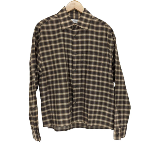 ザラ ZARA オンブレチェックシャツ メンズ JPN:S