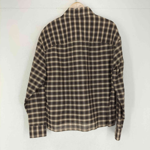 ザラ ZARA オンブレチェックシャツ メンズ JPN:S