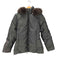 モンクレール MONCLER フードファー ジップアップ ダウンジャケット レディース 1