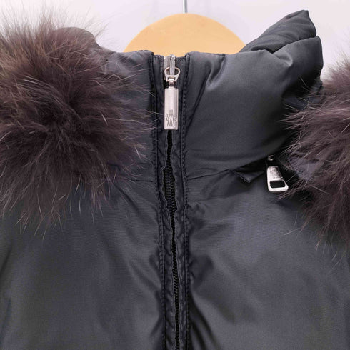 モンクレール MONCLER フードファー ジップアップ ダウンジャケット レディース 1