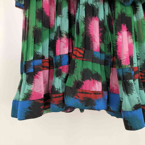 エイチアンドエム H&M レオパード柄 フリルスカート レディース EUR:38