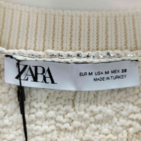 ザラ ZARA フォイルディテール ニットセーター レディース JPN:M
