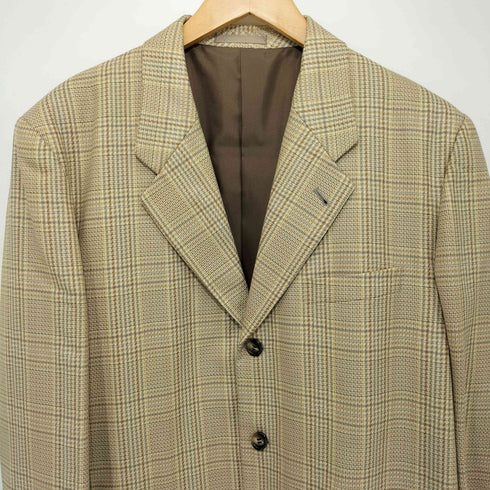 ジュンメン JUN MEN 90S テーラードジャケット 千鳥格子 シングル 3B メンズ import:L