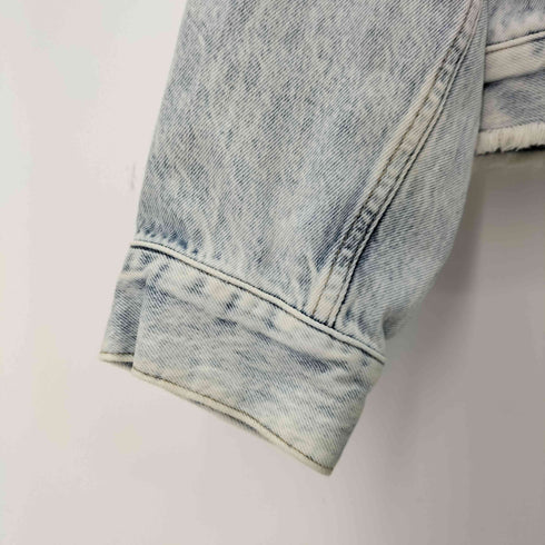 カルバンクラインジーンズ Calvin Klein Jeans 23SS ボクシ―デニムジャケットロゴパッチケミカルウォッシュデニムジャケット メンズ JPN:L