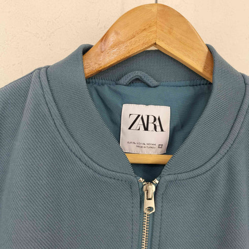 ザラ ZARA ジップアップコットンブルゾン メンズ import:XL
