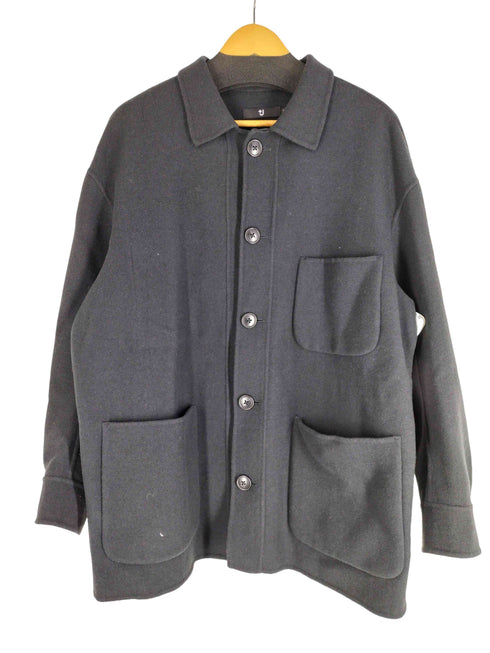 ユニクロプラスジェイ UNIQLO+J 21AW ウールブレンドオーバーサイズシャツジャケット メンズ JPN:L