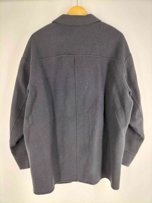ユニクロプラスジェイ UNIQLO+J 21AW ウールブレンドオーバーサイズシャツジャケット メンズ JPN:L