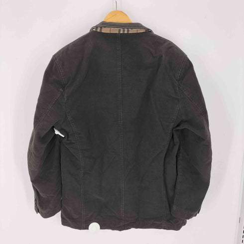 バーバリーロンドン BURBERRY LONDON モールスキンテーラードジャケット 裏地ノバチェック メンズ 54