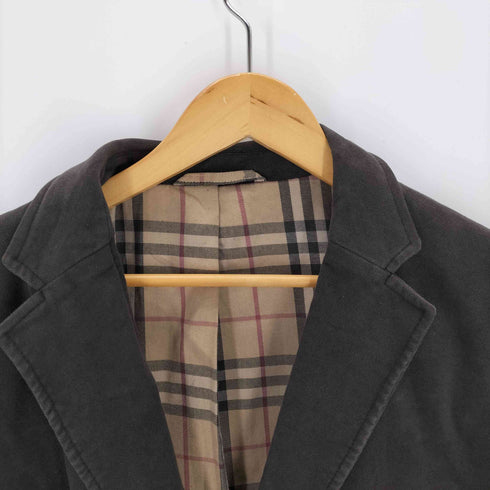 バーバリーロンドン BURBERRY LONDON モールスキンテーラードジャケット 裏地ノバチェック メンズ 54