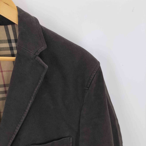 バーバリーロンドン BURBERRY LONDON モールスキンテーラードジャケット 裏地ノバチェック メンズ 54