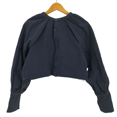 ケイビーエフ KBF 23AW クロップド ケープスリーブ ブラウス レディース ONE SIZE