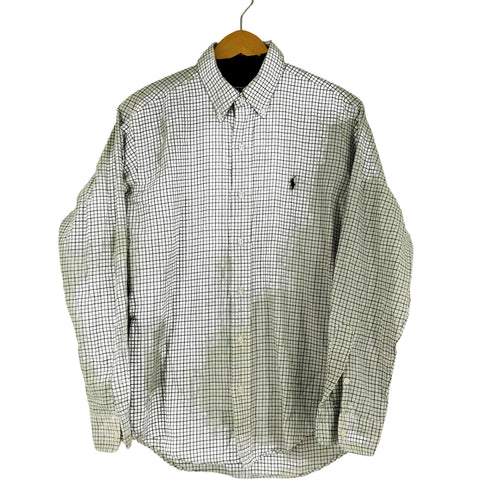 ラルフローレン RALPH LAUREN CLASSIC FIT スモールポニー刺繍 グラフチェック L/S BD シャツ メンズ JPN:L