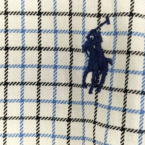 ラルフローレン RALPH LAUREN CLASSIC FIT スモールポニー刺繍 グラフチェック L/S BD シャツ メンズ JPN:L