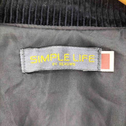 シンプルライフ SIMPLE LIFE 太畝 ドルマンスリーブ コーデュロイ ジャケット ブルゾン 肩パッド ユニセックス レディース JPN:M