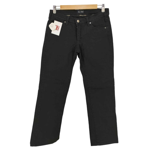 アルマーニジーンズ ARMANI JEANS メタルロゴ ジッパーフライ ストレートデニムパンツ メンズ 29