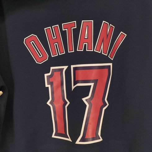 Los Angeles Angels OHTANI ユニフォームプリント ボンディング プルオーバーパーカー メンズ XL