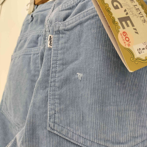 リーバイス Levis 90S USA製 白タブ 後染め 60S モデル ボタン裏 555 刻印 バレンシア工場 8070 1416 細畝 コーデュロイ パンツ BIG E 1999年製 デッドストック メンズ W:33 L:34