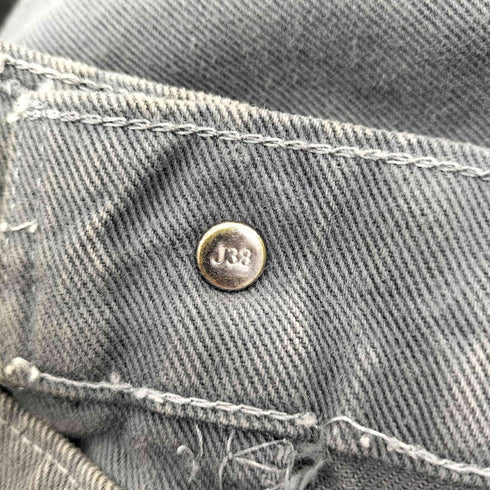 リーバイス Levis 90S 554 日本製 白タブ ボタン裏 J38 刻印 後染め 5ポケット ストレート パンツ 1999年製 レディース 25