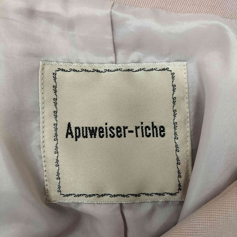 アプワイザーリッシェ Apuweiser riche ダブルテーラードジャケット レディース JPN:2