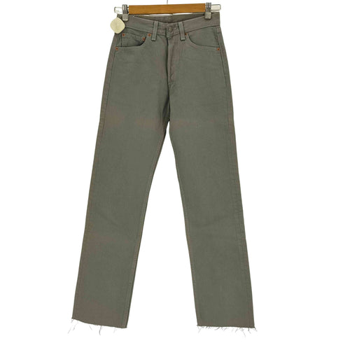 リーバイス Levis 90S USA製 Rタブ 501 ボタン裏 553 刻印 カットオフ 5ポケット カラー デニム パンツ 1999年製 レディース W:27 L:34